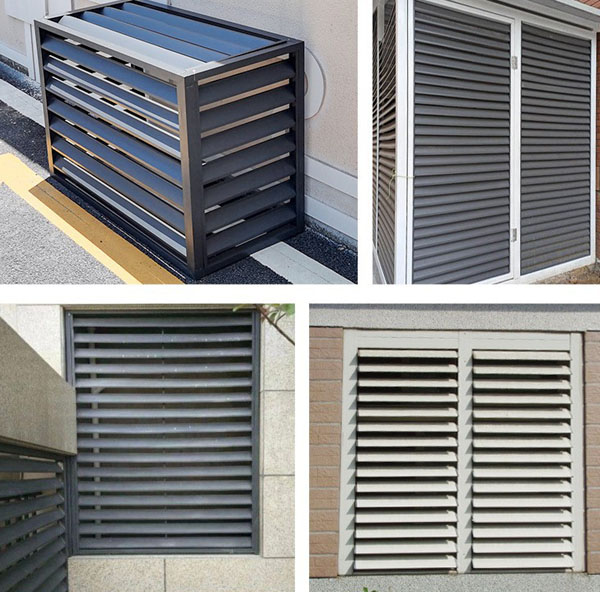 空調防雨百葉窗